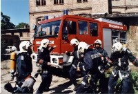 Wir sind bei der Feuerwehr, wenn nur nicht immer Feuer w�r ...